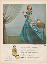 1948 Yardley English Lavender Fragrance Soap Feel Gladness Vintage Print Ad L28 picture
