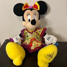 Disneyland Hong Kong 10 Year Exclusive Minnie Mouse Plush 16