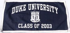 Vintage DUKE University Seal Collegiate Felt Banner Flag - Class Of 2003 picture