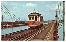 Baltimore Street Car Museum No. 5193 Trolley Car Cable Car Postcard c.1980 picture