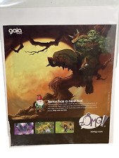 Gaia Online - Fantasy MMO Gaming Print Ad / Poster / Wall Art - CLEAN - 8