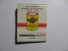 MATCHBOOK Bolton Automotive Pennzoil Oil 31 King St E Bolton Ontario full pack picture