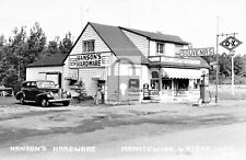 Hansons Hardware Store Manitowish Wisconsin WI Reprint Postcard picture