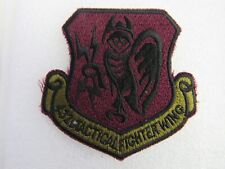 US Air Force 432nd Tactical Fighter Wing Squadron Sew On Subdued Patch Creech AB picture