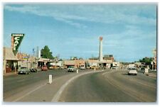 c1950's Highway Classic Car Establishments Indio California CA Unposted Postcard picture
