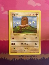 Pokemon Card Diglett Shadowless Base Set Common 47/102 Near Mint Condition picture