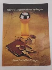1981 Pierre Cardin Vintage Magazine Print Ad - Man's Cologne picture