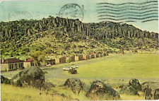 Parade Ground Aerial View Old Fort Davis TX Chrome Postcard 1960s picture