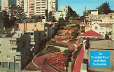 Postcard Lombard Street San Francisco California CA VTG picture