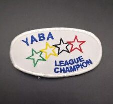 Vintage YABA Champion League Champion Sew On Patch   picture
