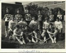 1985 Press Photo Section 3 Independent Schools lacrosse team photo picture