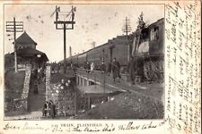 LOT E01: POSTCARD 1906 TRAIN STATION PLAINFIELD NJ picture