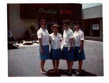 1980s Bowling Girls Vintage Photo California picture