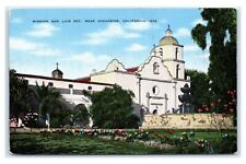 Postcard Mission San Luis Rey, near Oceanside CA M4 #1 picture