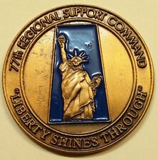 77th Regional Support Command ser# 949 Army Challenge Coin picture