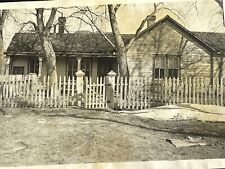 N7 Photograph Old Homestead Los Pinos Creek Colorado 2pc Two Sided Pretty Woman  picture