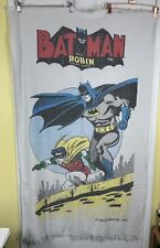 Batman With Robin The Boy Wonder Vintage Towel DC Comics Inc. 1966 VTG 54” X 32” picture