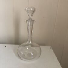 vintage glass genie bottle decanter picture