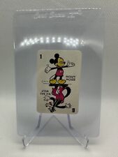 Disney Card Game 1946 Russell Games Green Back Mickey Mouse Big Bad Wolf #1/6MB picture