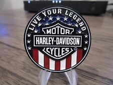 Harley -Davison Motor Cycles Live Your Legend Challenge Coin #984T picture