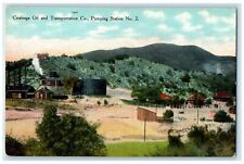 c1910 Coalinga Oil Transportation Co. Pumping Station No. 2 California Postcard picture