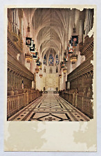 Washington Cathedral Mount Saint Alban Washington DC Choir Sanctuary Postcard picture