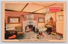 c1930s~Old Matt's Cabin~Harold Bell Wright~Branson Missouri VTG MO Postcard picture