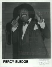 1992 Press Photo Singer Percy Sledge - nop86009 picture