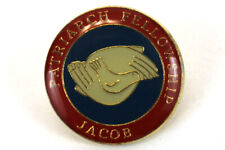 Vintage Patriarch Fellowship Jacob Pin Red Hands with Dove with Backing picture