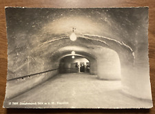 Vintage RPPC Jungfraujoch Eispalast Switzerland Ice Palace Underground Postcard picture