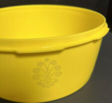 TUPPERWARE Yellow Bowl  ~~ 1204-52 Vintage Yellow no lid  8 inch  picture
