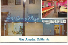 HOTEL SAVOY PLAZA: Los Angeles, California ~ 1961 Postcard     (#2227) picture