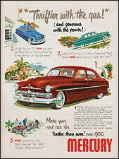 1950 Ford Mercury Car lounge-rest interior Econ-O-Mixer vintage art print ad L27 picture