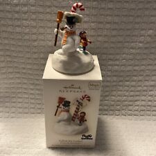 Hallmark Frosty the Snowman Ornament Follow the Leader Magic Sound 2008 Works picture