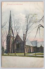 Fort Wayne IN Indiana Trinity Church Vintage Antique Postcard 1908 picture