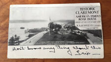 HISTORIC CLAREMONT ROAD HOUSE NY NY POSTCARD POSTMARKED 1905 GRANT MONUMENT picture