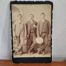 Antique Photograph 3 Stylish Men Victoria BC Canada Frank M Boyce NY Senator picture