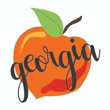 Georgia The Peach State  Sticker Decal Bumper Sticker picture