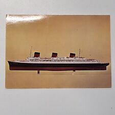 French Line S.S. Normandie Model Postcard picture