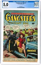 GANGSTERS CAN'T WIN  #3   CGC 5.0  ow pages picture