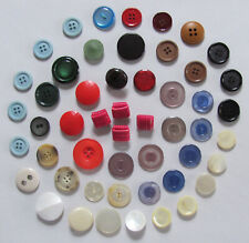 Vintage Sewing Buttons Lot 51 Multicolor Unique Assortment Crafts Large Medium picture
