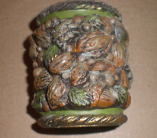 Vintage Hallmark Green Candle Holder 1969 Handcrafted in Japan picture