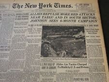 1950 AUGUST 23 NEW YORK TIMES - ALLIES REPULSE MORE RED ATTACKS TAEGU - NT 5851 picture