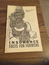 US Dept of Agriculture Farmers' Bulletin;2137 Insurance Facts 1967 picture