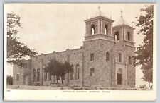 Postcard Catholic Church - Boerne Texas picture