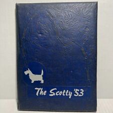 Virginia Scottsville High School Vintage 1953 The Scotty Yearbook Hardcover picture