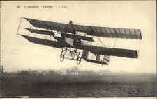 Pioneer Aviation L'Aeroplane Farman Early Airplane c1910 Vintage Postcard picture