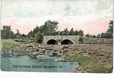 Hallowell Memorial Bridge 1910 ME  picture
