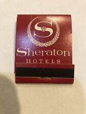 Vintage match book, Sheraton Hotels with list of locations inside, unstruck picture