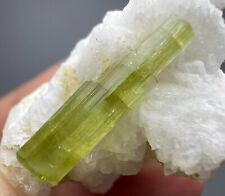 78 Carat Very Beautiful Green Tourmaline Crystal On Matrix @PAK picture
